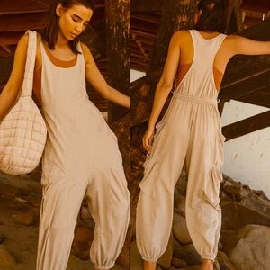 Free People Movement Brown Infinity Onesie Size M